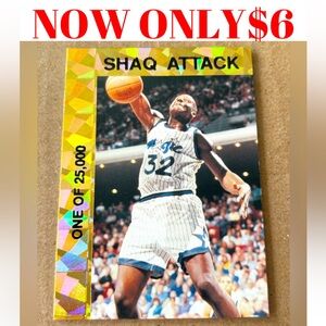 SHAQUILLE O'NEAL 1992 Rookie RC NBA Basketball Promo Card /25000